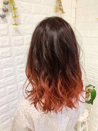 ロング カラー ハイトーン/ブリーチ 山崎 悠次のヘアスタイル