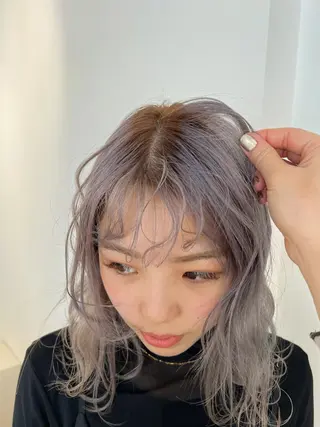 セミロング VISION 巻幡野花のヘアスタイル