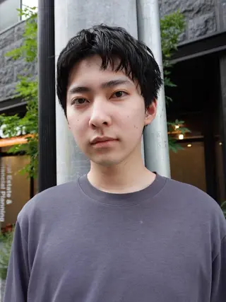 ショート カラー パーマ メンズ CEINE PATHのヘアスタイル