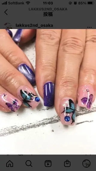 ネイル ラックス セカンドのネイルデザイン