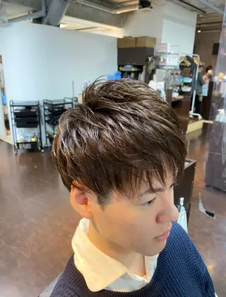 ショート メンズ KUTSUKAKE YUTOのヘアスタイル
