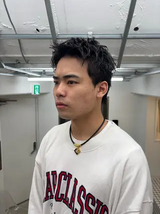 ショート メンズ 【メンズヘア特化】 オオヤチユソラのヘアスタイル