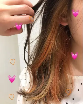 ミディアム カラー 新宿駅近♡個室 ♡関口三都季🌜のヘアスタイル