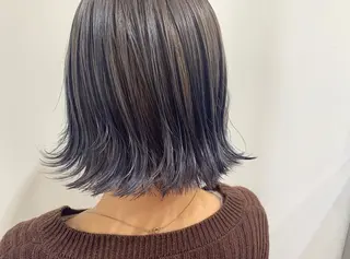 ミディアム カラー ヘアアレンジ たかいわ みきのヘアスタイル