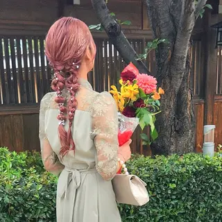 ヘアアレンジ シールエクステ🎀 ホシノ🕒ユウカのヘアスタイル