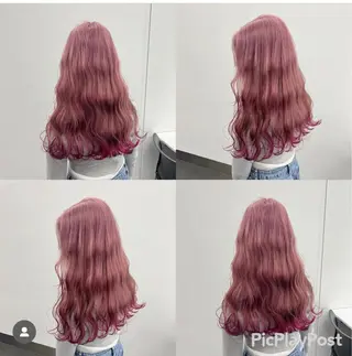 カラー 色落ちまで可愛い🧚 心斎橋hikaruのヘアスタイル