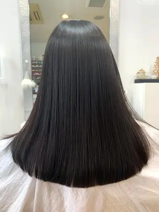 セミロング 柳川 玲也のヘアスタイル