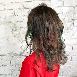 セミロング カラー welring hair salonのヘアスタイル