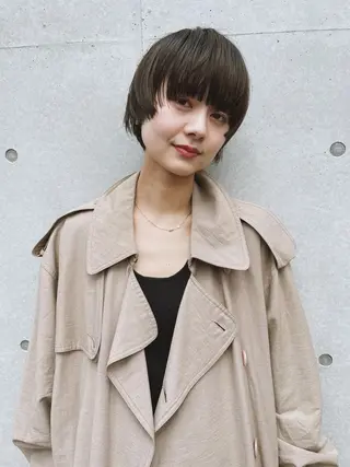 ショート カラー センスをお届けします 大谷将生infpのヘアスタイル