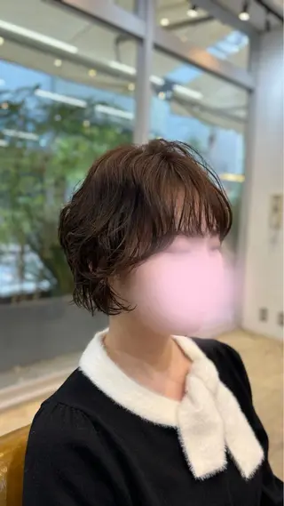 ショート パーマ Hana❁⃘*.ﾟ Jr.stylistのヘアスタイル
