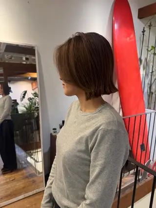 ショート カラー utimura itsukiのヘアスタイル