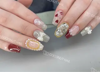 ネイル 神田 ココナッツのネイルデザイン