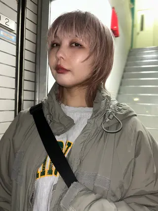 ミディアム カラー パーマ ヘアアレンジ 🎀オイダイラ モモカ🎀のヘアスタイル