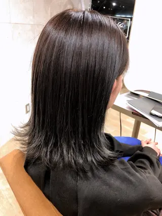 ミディアム カラー 小澤 達也のヘアスタイル