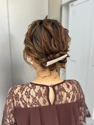 ヘアアレンジ 似合わせカット/心斎 橋/ヘアセットのヘアスタイル
