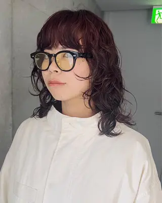 ミディアム パーマ sakoda shunkiのヘアスタイル