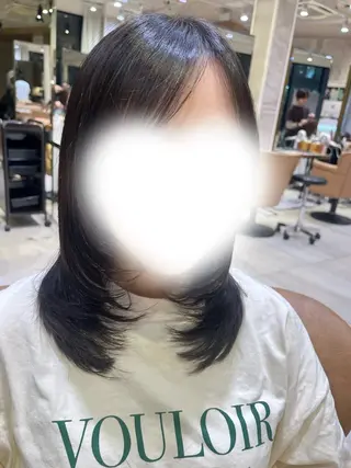 ミディアム ボブ／レイヤーモデル 募集中🫧ゆい🌼のヘアスタイル
