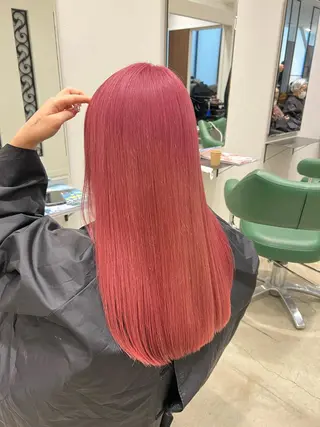 ロング カラー 🫧艶ダブルカラー ブリーチ🫧トモヤのヘアスタイル