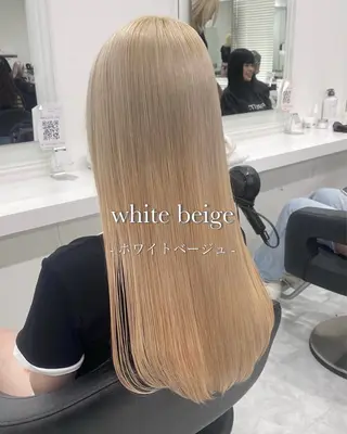 ロング カラー 色落ち綺麗🩰ハイ トーン🎀RINKAのヘアスタイル