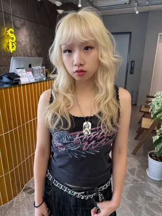 ロング カラー 🧡色落ちまで2度 楽しめる🧡ヨシキのヘアスタイル