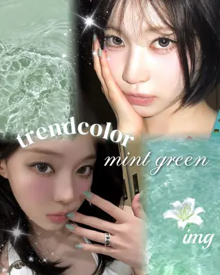 ネイル NON🎀韓国 ちゅるんワンホン🎀のネイルデザイン