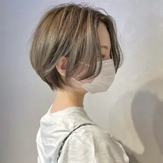 ショート はまだ かんたのヘアスタイル