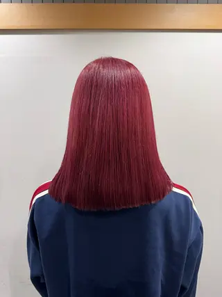 ミディアム カラー ブリーチカラー🦖 岡部木乃夏のヘアスタイル