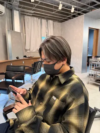 カラー メンズ ✂︎SAITOU AKIRA✂︎のヘアスタイル