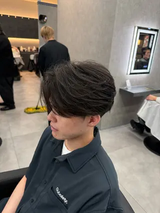 ショート カラー パーマ メンズ メンズ特化 👑YUTAのヘアスタイル