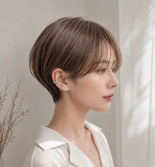 ショート ショートカット/ 髪質改善/初寧のヘアスタイル