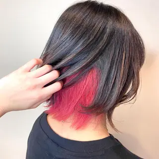 ショート カラー 髪質改善.縮毛矯正 ×韓国ヘアyukiのヘアスタイル