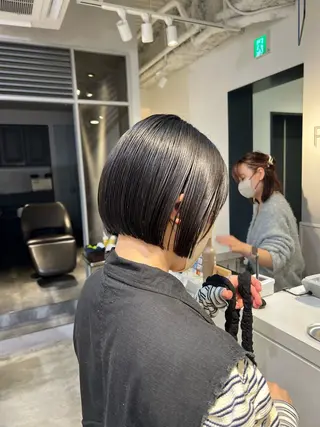 ショート メンズ清潔感のプロ 💈メンズパーマ藤田のヘアスタイル