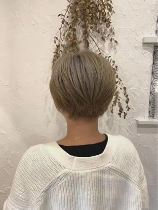 ショート カラー 豊橋美容院 ソンリエのヘアスタイル