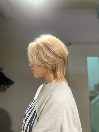 ショート カラー ヘアアレンジ 💍透明感×韓流ハイ トーン💍RYUTAのヘアスタイル