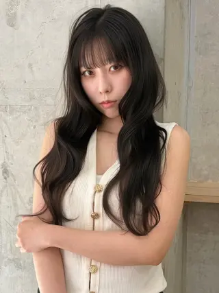 ロング カラー めぐみ/レイヤー🤎 ブリーチなしカラーのヘアスタイル