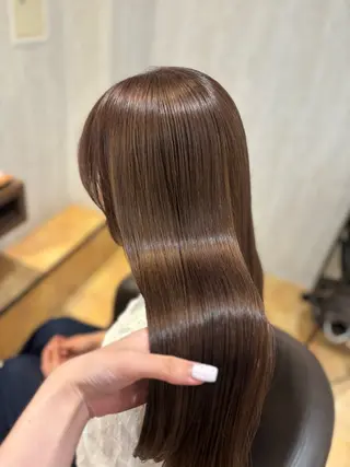 ロング カラー yui🥀/ボブ /ブリーチなしカラーのヘアスタイル