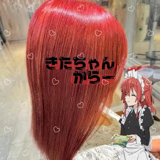 セミロング カラー 🎀透明感 カラー🎀ミズキのヘアスタイル