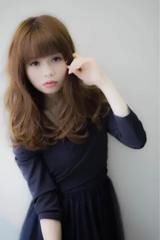 セミロング ロング カラー パーマ ヘアアレンジ 荻野 元気のその他イメージ