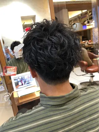 パーマ メンズ 大人メンズヘア アドバイザーkaiのヘアスタイル
