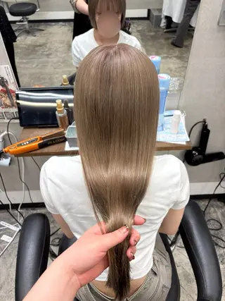 カラー 🌸ムラ修正/ ブリーチゆずな 🌸のヘアスタイル