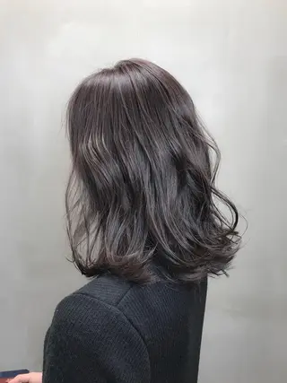 ミディアム カラー 【透明感、艶髪】西村 有司のヘアスタイル
