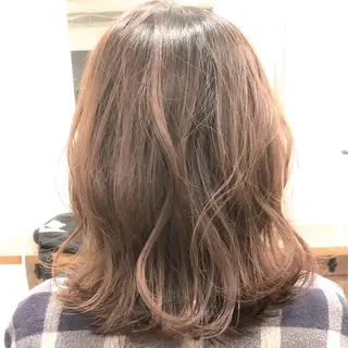 ミディアム カラー TOWA 野村　コウダイのヘアスタイル