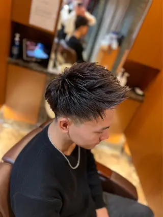 ショート メンズ のべ だいちのヘアスタイル