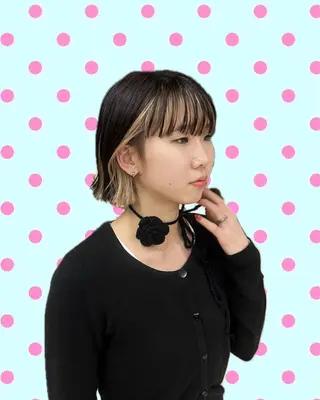 ショート カラー BUSH なかじませりなのヘアスタイル