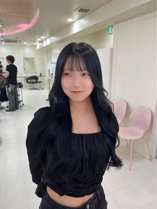 セミロング カラー 💟RINNA 艶カラー💟のヘアスタイル