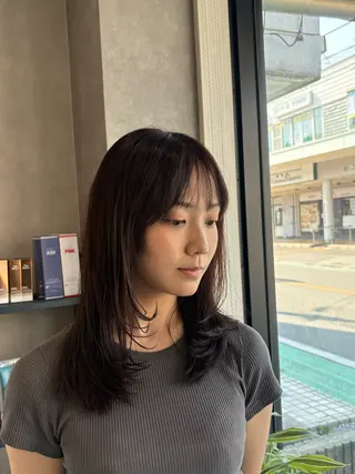 セミロング 寺田 蒼志のヘアスタイル