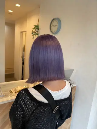 ショート ブリーチカラー HAZUKI🦖のヘアスタイル