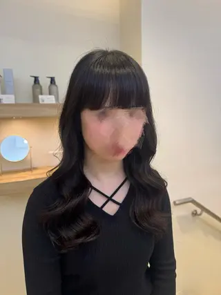 ロング パーマ ☁️クルムパーマ/ レイヤー☁️シュリのヘアスタイル