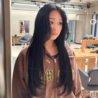 ロング カラー 🌟難波/EIGHT 副店長RIKOのヘアスタイル