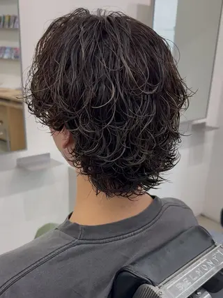 ショート パーマ メンズ 亀井隆汰/メンズ専門 パーマ/フェード可のヘアスタイル